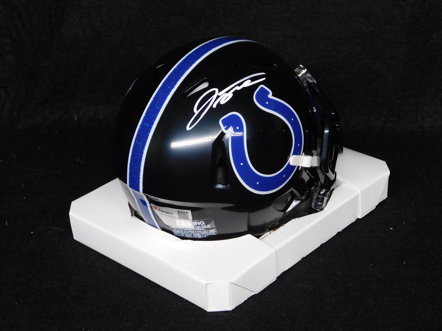 Jonathan Taylor Signed Autographed Indianapolis Colts Alternate Speed Mini Helmet & Visor Fanatics COA