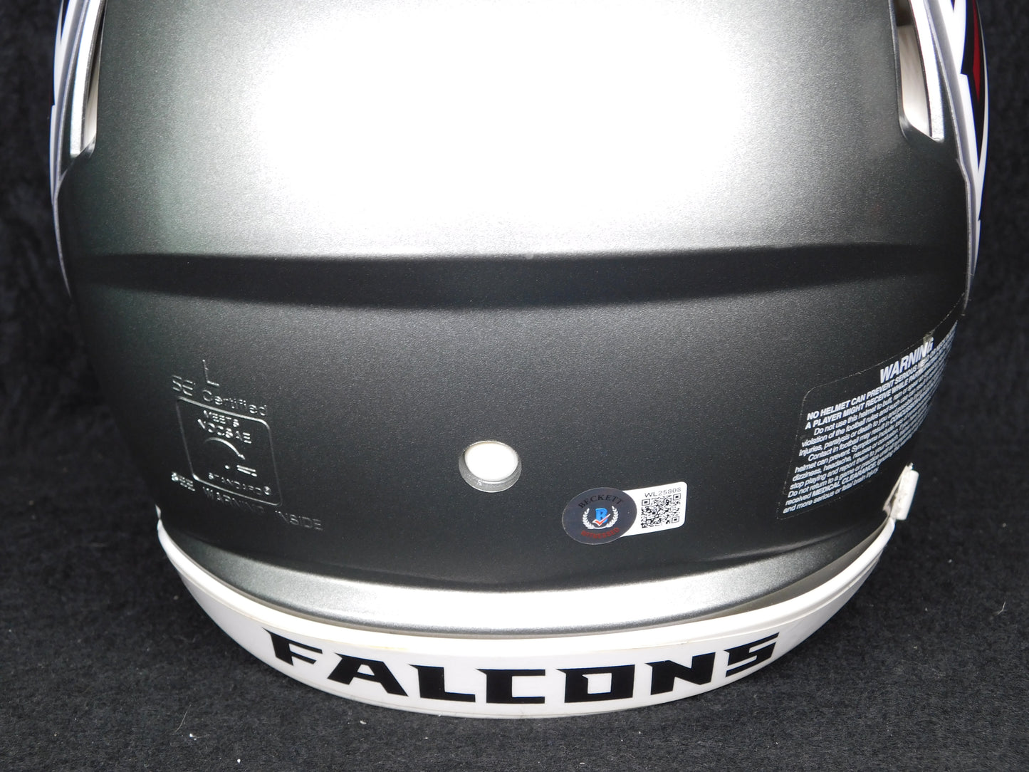 Kyle Pitts Signed Autographed Inscribed Full Size Authentic Falcons Flash Helmet Dirty Bird BAS COA