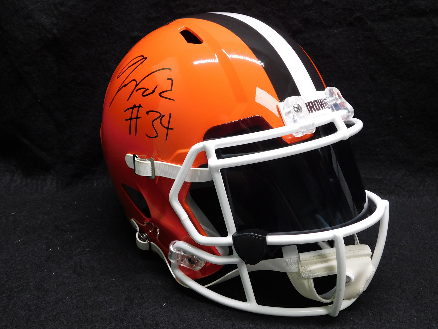 Jerome Ford Signed Autographed Full Size Cleveland Browns Helmet BAS COA