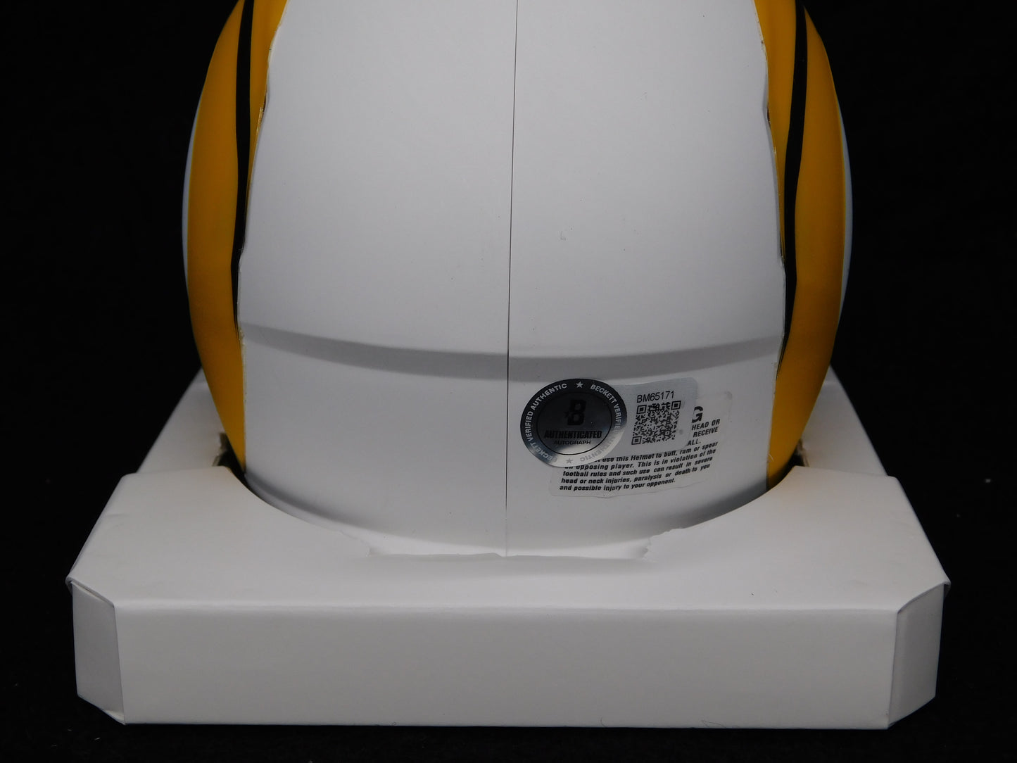 Kyren Williams Signed Autographed LA Rams Lunar Eclipse Mini Helmet BAS COA