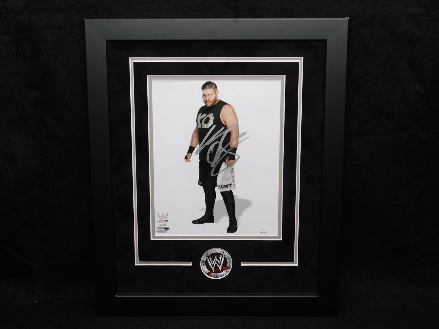 Kevin Owens Signed Autographed Framed 8x10 Photo WWE NXT Champion JSA COA