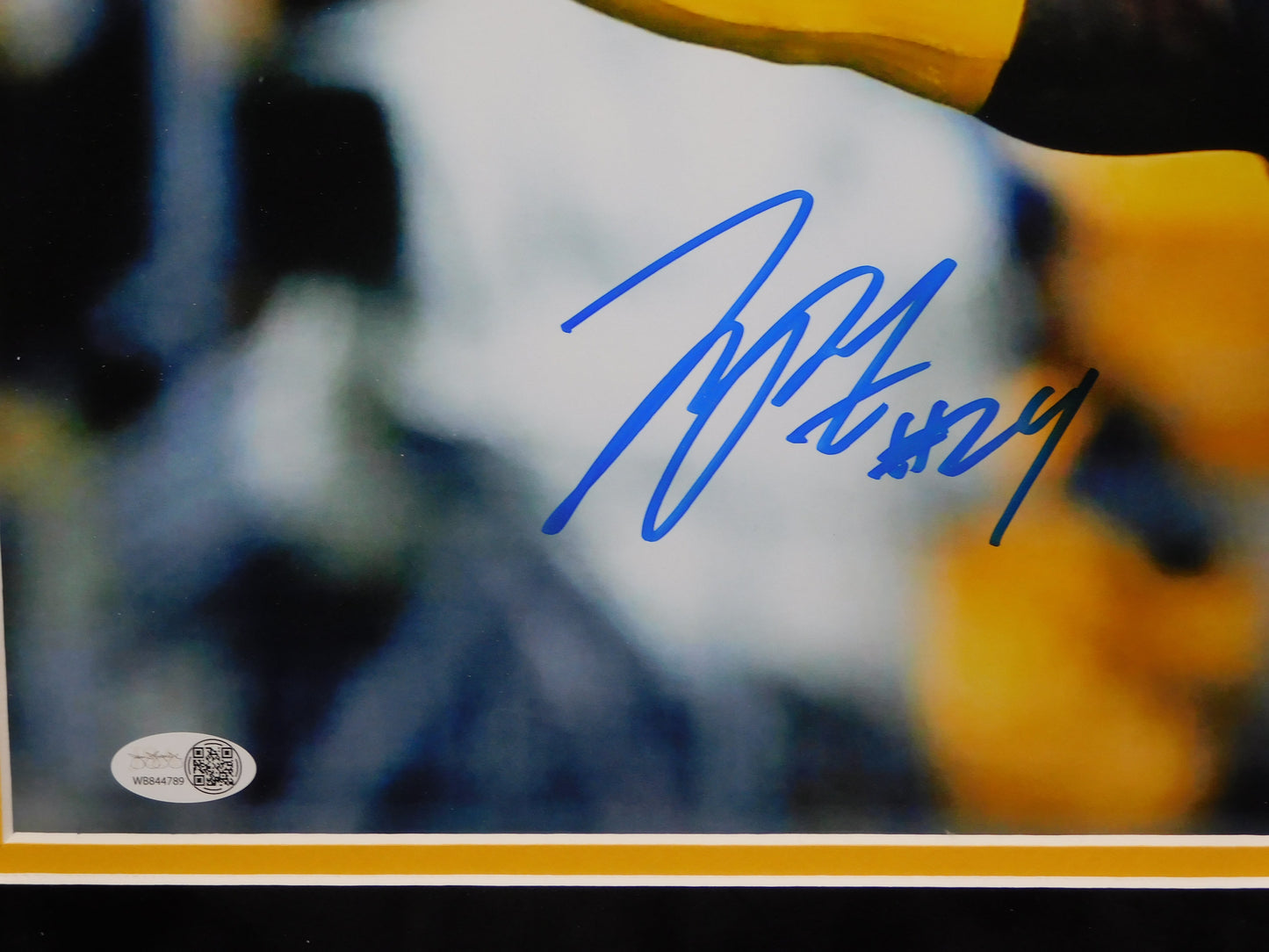Joey Porter Jr Signed Autographed Framed 11x14 Photo Pittsburgh Steelers JSA COA B