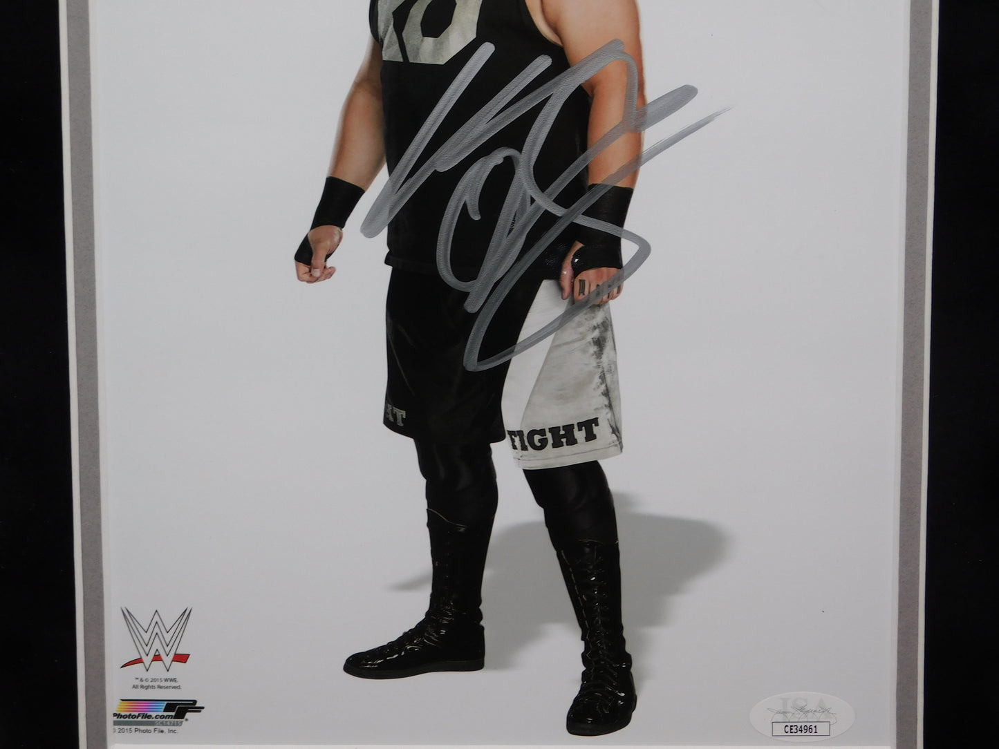 Kevin Owens Signed Autographed Framed 8x10 Photo WWE NXT Champion JSA COA