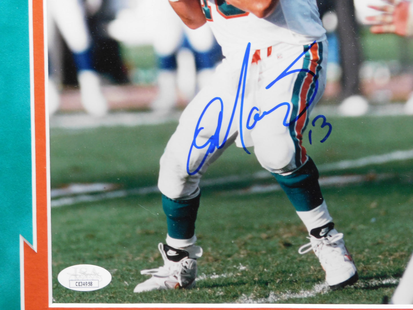 Dan Marino Signed Autographed Framed 8x10 Photo Miami Dolphins HOF JSA COA