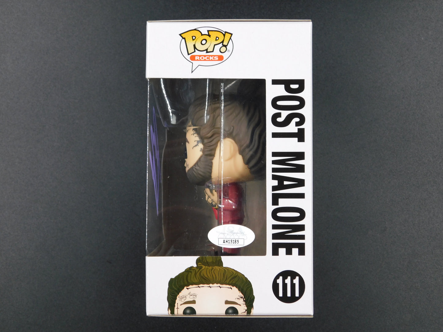 Post Malone Signed Autographed Funko Pop 111 Beerbongs & Bentleys Posty JSA COA