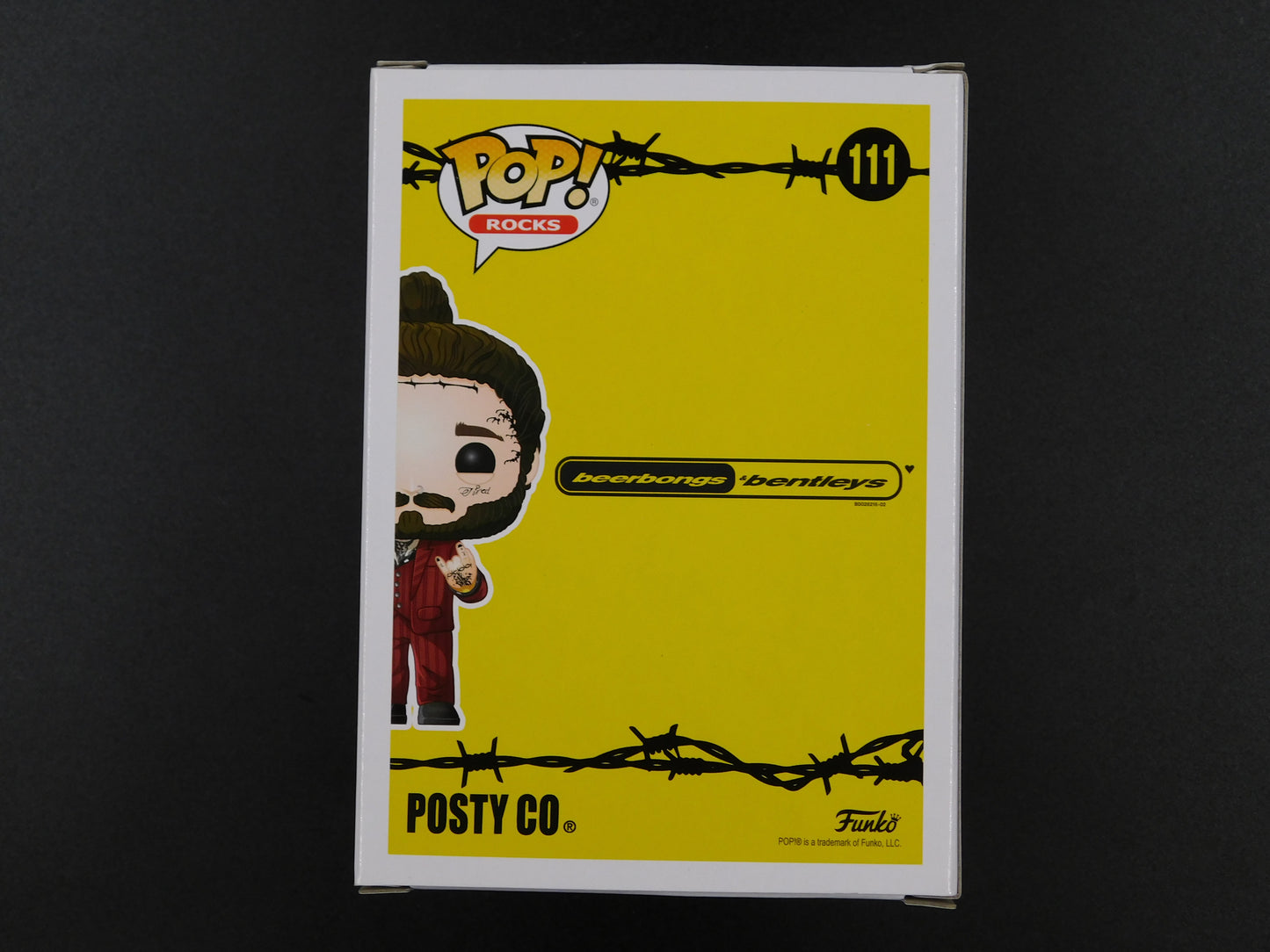 Post Malone Signed Autographed Funko Pop 111 Beerbongs & Bentleys Posty JSA COA