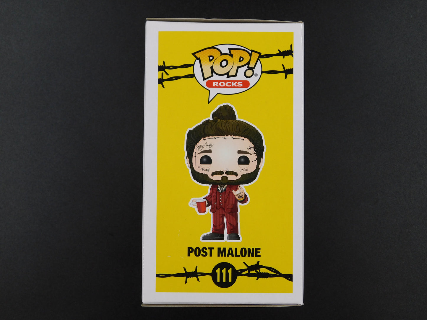 Post Malone Signed Autographed Funko Pop 111 Beerbongs & Bentleys Posty JSA COA