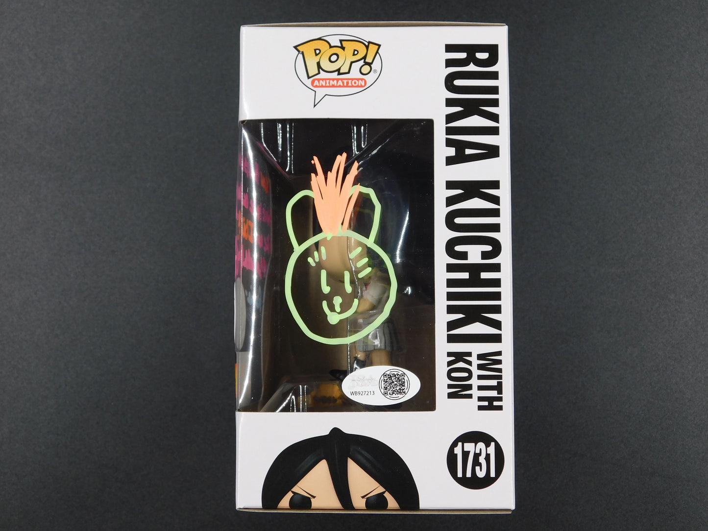 Michelle Ruff Signed Autographed Funko Pop 1731 Rukia Kuckiki with Kon Bleach JSA COA