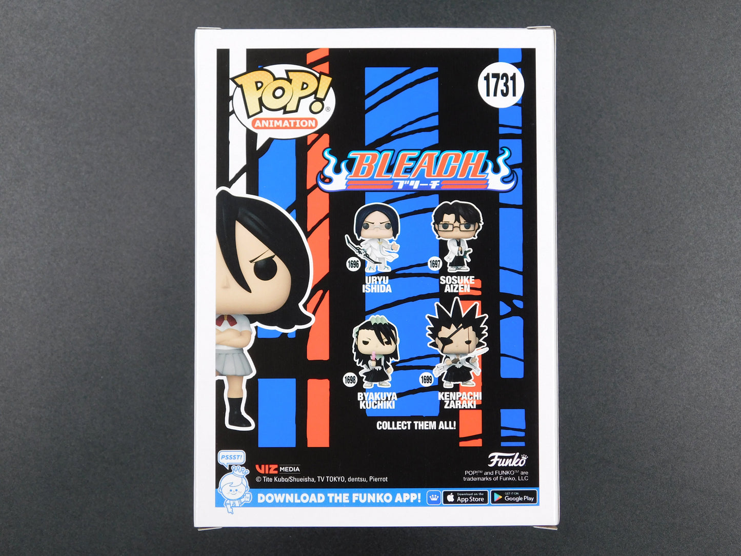 Michelle Ruff Signed Autographed Funko Pop 1731 Rukia Kuckiki with Kon Bleach JSA COA