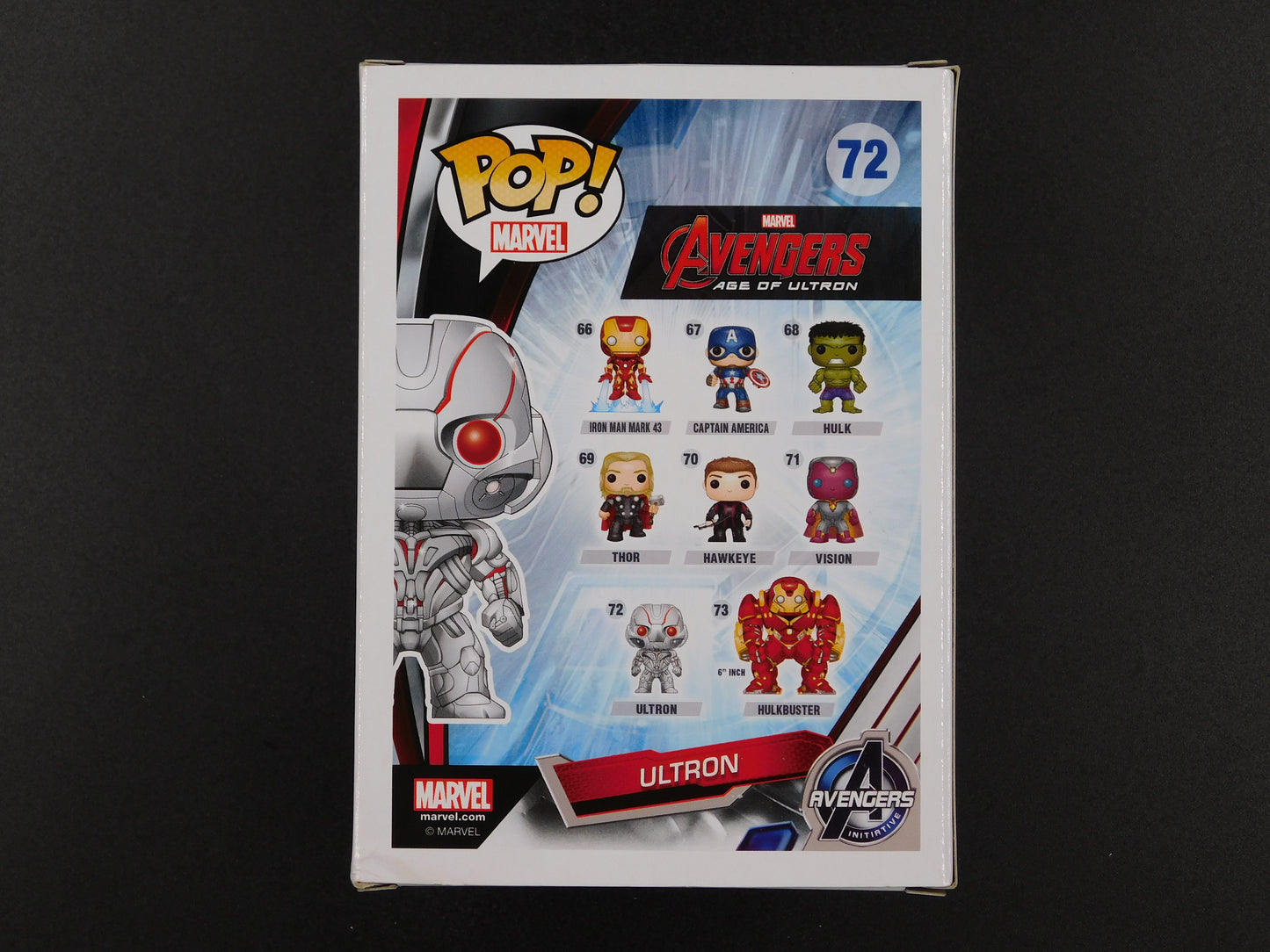 James Spader Signed Autographed Funko Pop 72 Ultron The Avengers Marvel JSA COA