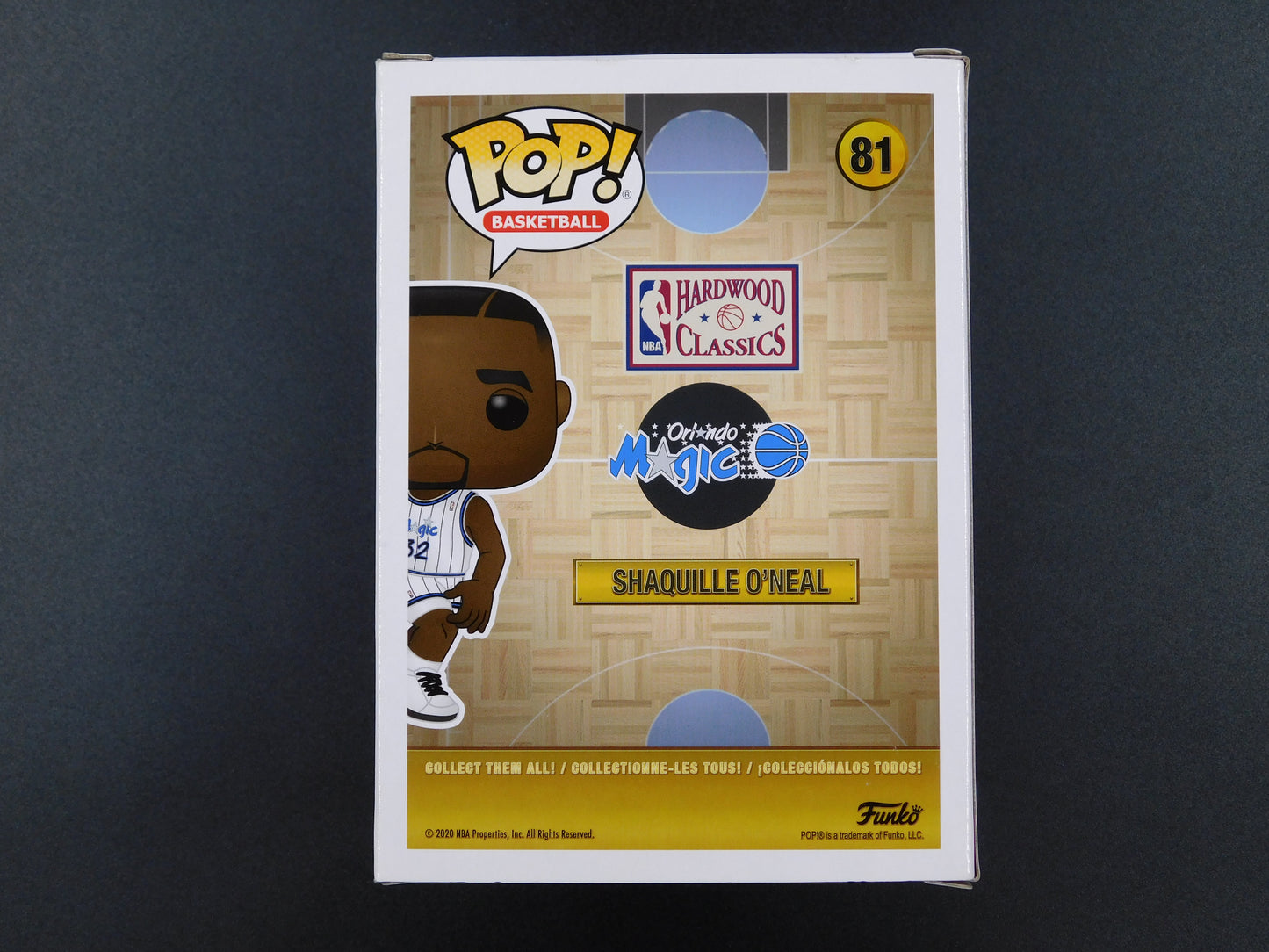Shaquille O'Neal Shaq Signed Autographed Funko Pop 81 Orlando Magic HOF JSA COA