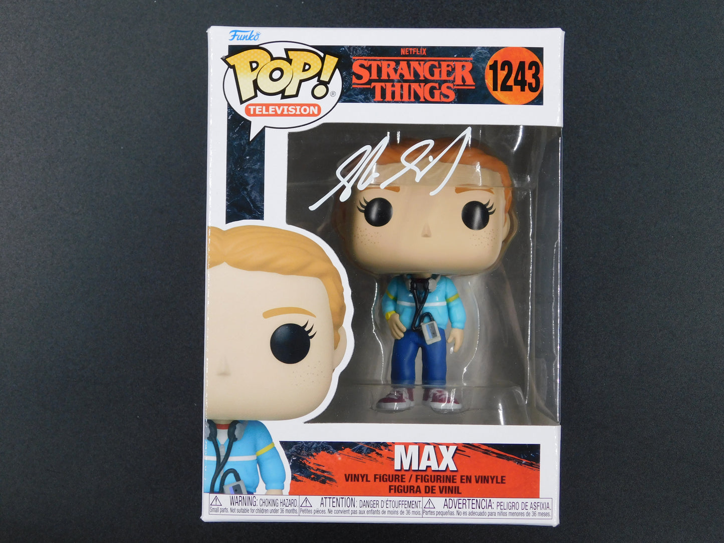 Sadie Sink Signed Autographed Funko Pop 1243 Mad Max Stranger Things SWAU COA