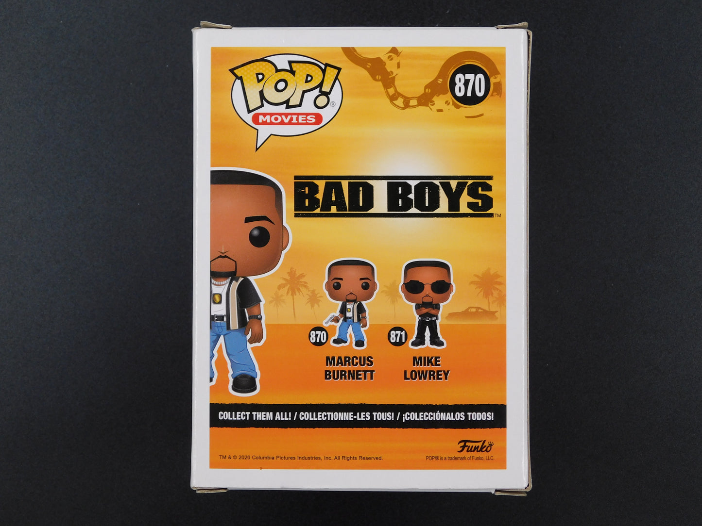 Martin Lawrence Signed Autographed Funko Pop 870 Marcus Burnett Bad Boys JSA COA B