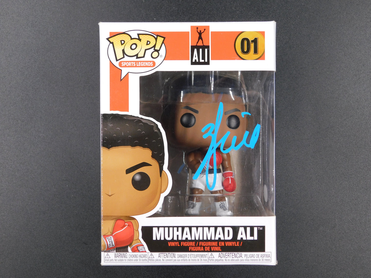 Will Smith Signed Autographed Funko Pop 01 Muhammad Ali Boxing Bad Boys JSA COA