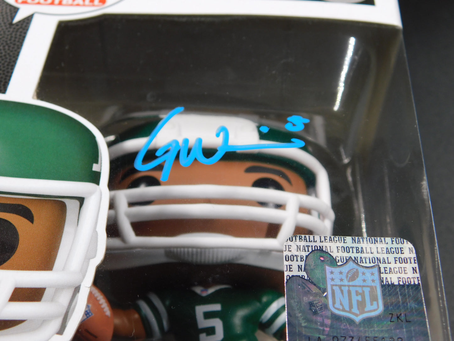 Garrett Wilson Signed Autographed Funko Pop 302 New York Jets NFL BAS COA
