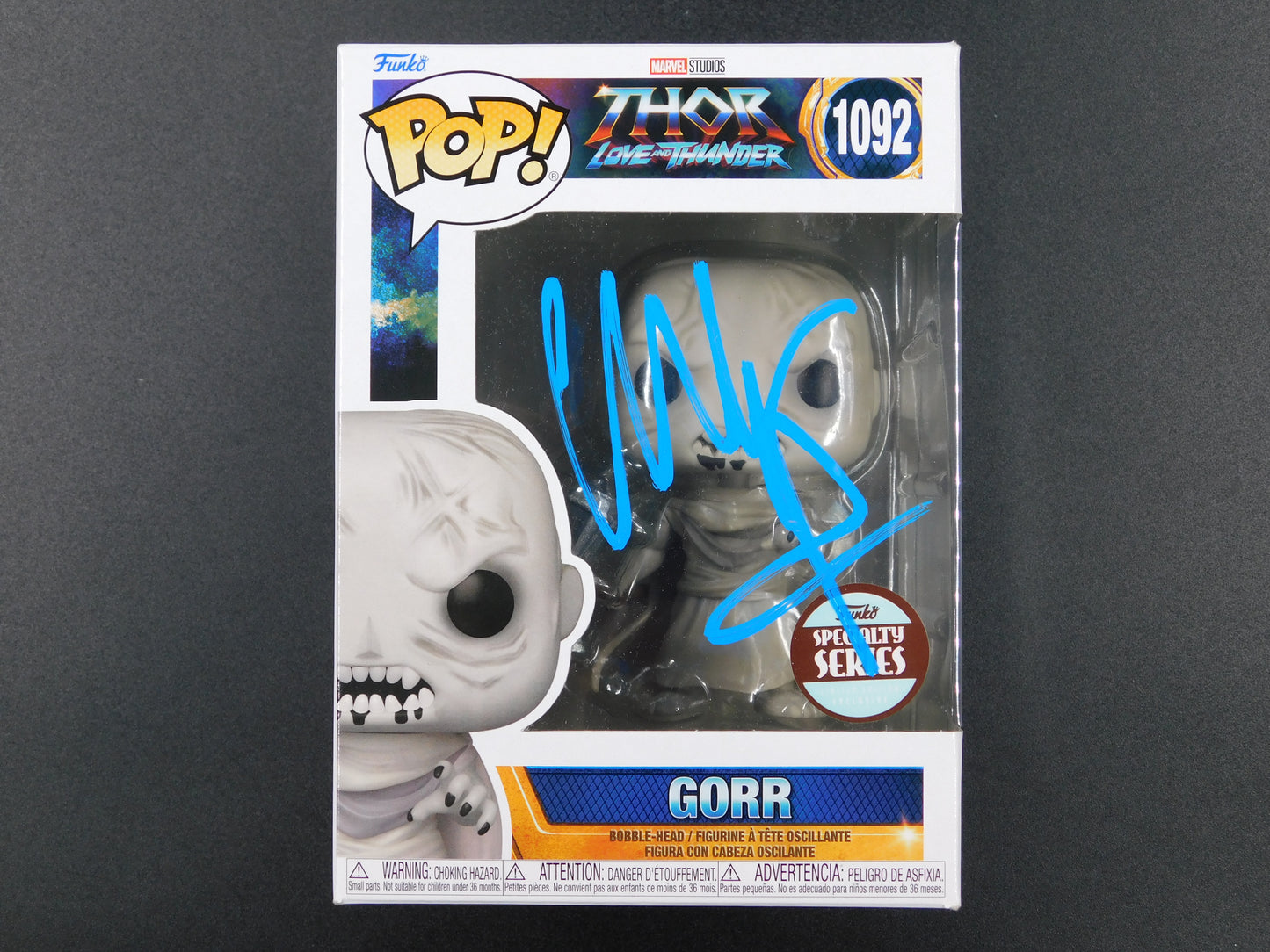 Christian Bale Signed Autographed Funko Pop 1092 Gorr Thor: Love and Thunder Marvel JSA COA