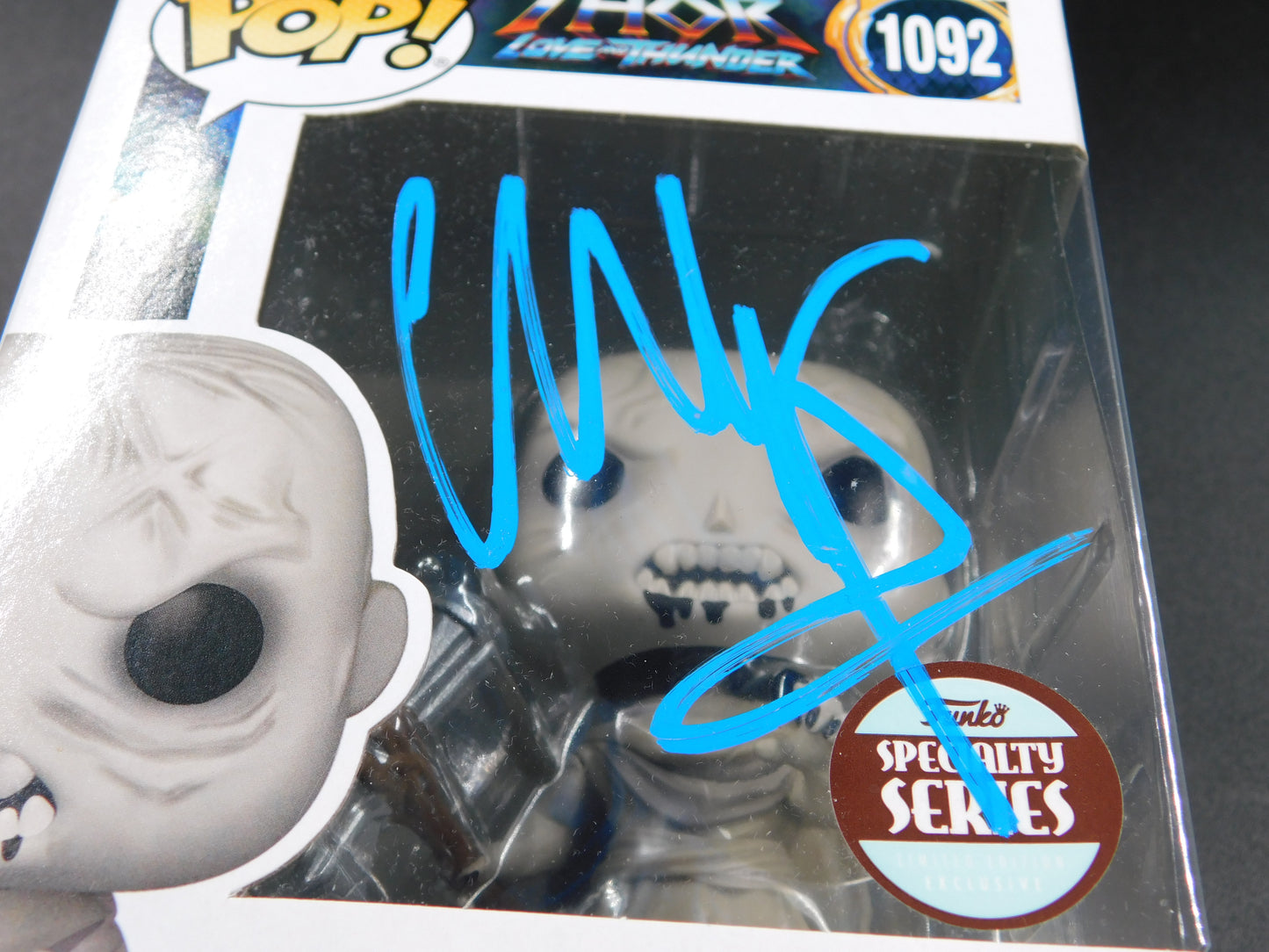 Christian Bale Signed Autographed Funko Pop 1092 Gorr Thor: Love and Thunder Marvel JSA COA