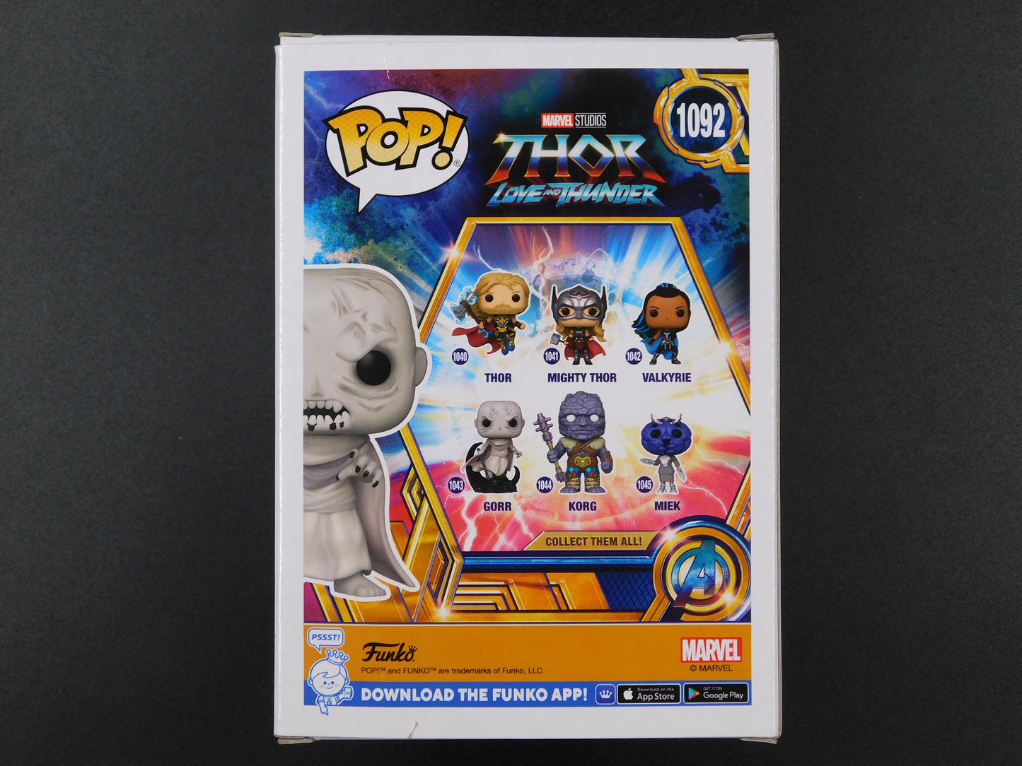 Christian Bale Signed Autographed Funko Pop 1092 Gorr Thor: Love and Thunder Marvel JSA COA