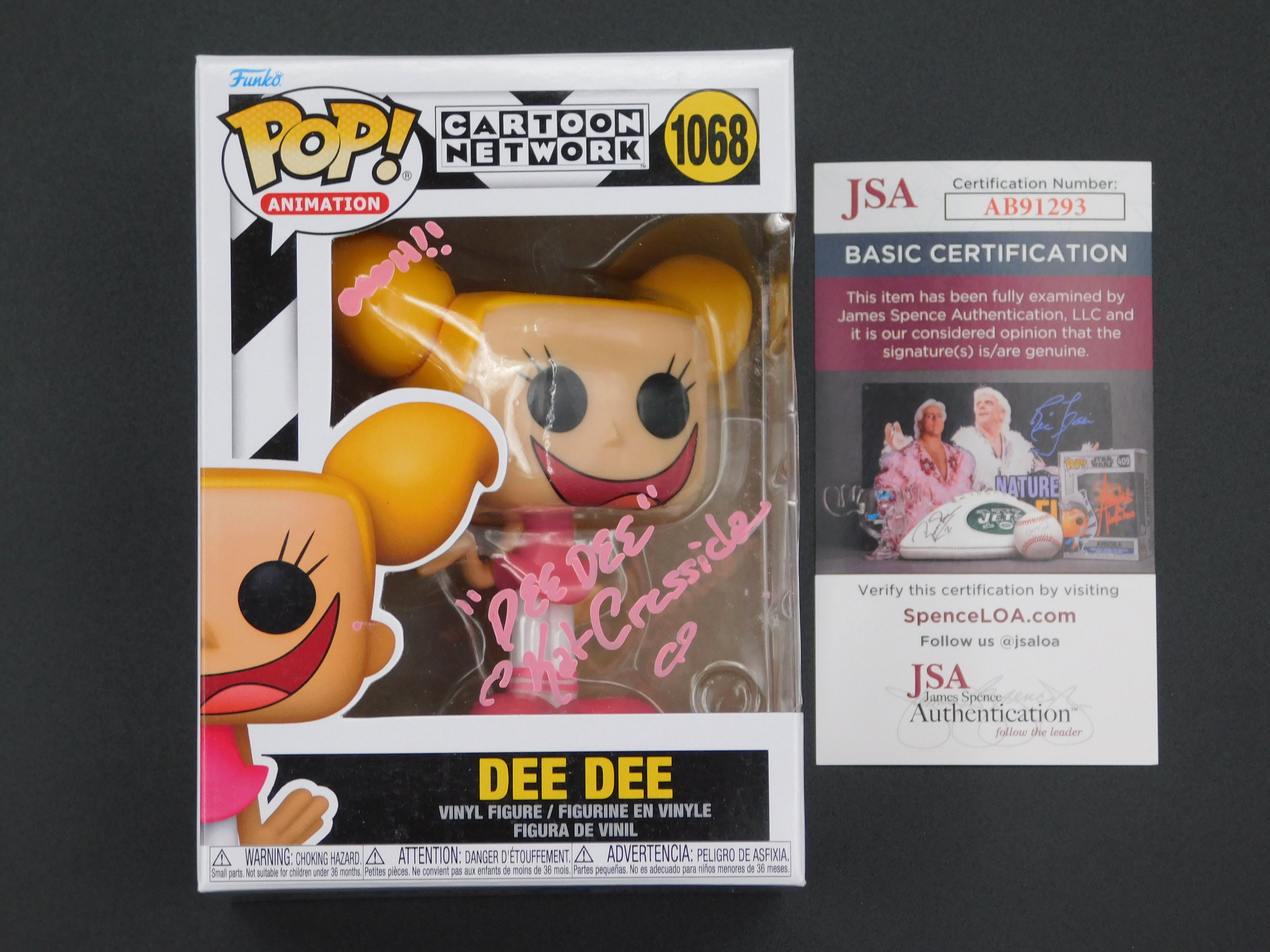 Funko Pop! Dexter's Laboratory: Dee Dee - SIGNED by Kat Cressida (PSA 2024 Certified)