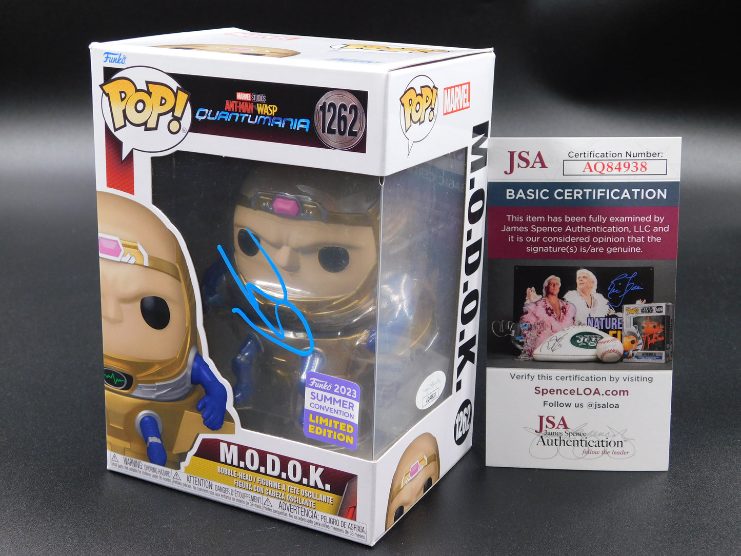 Corey Stoll Signed Autographed Funko Pop 1262 MODOK Ant-Man Wasp Marvel JSA COA