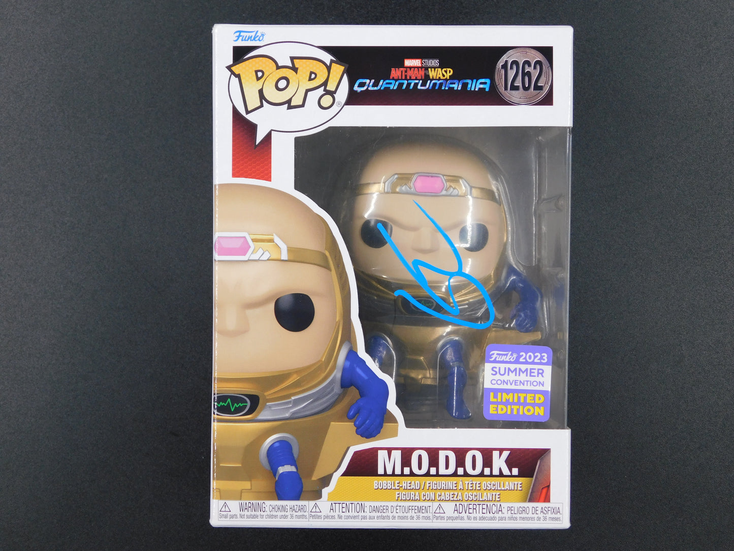 Corey Stoll Signed Autographed Funko Pop 1262 MODOK Ant-Man Wasp Marvel JSA COA