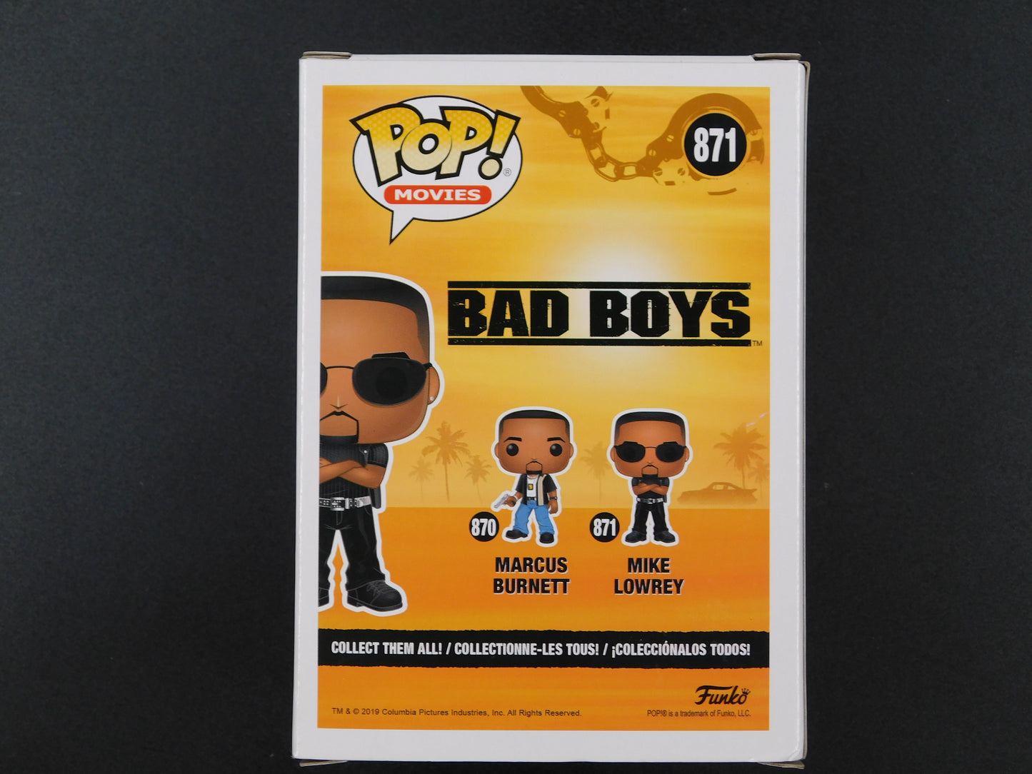 Will Smith Signed Autographed Funko Pop 871 Mike Lowrey Bad Boys JSA COA