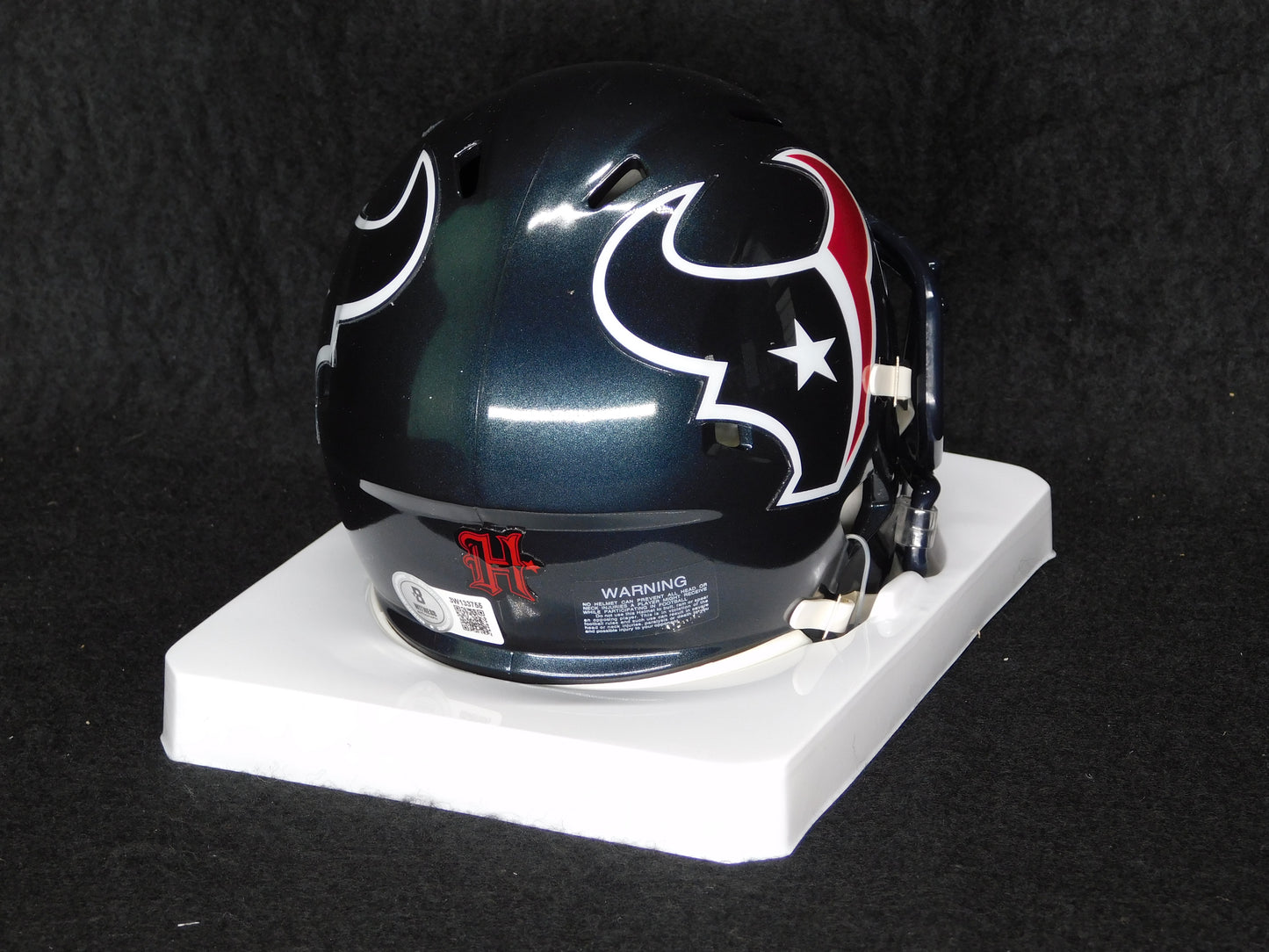 Cade Stover Signed Autographed Houston Texans Football Mini Helmet OSU BAS COA