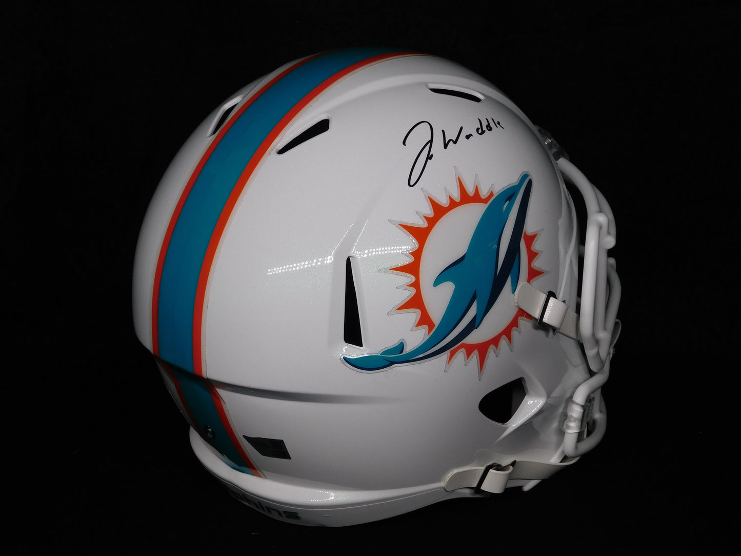 Jaylen Waddle Signed Autographed Full Size Miami Dolphins Helmet Fanatics COA