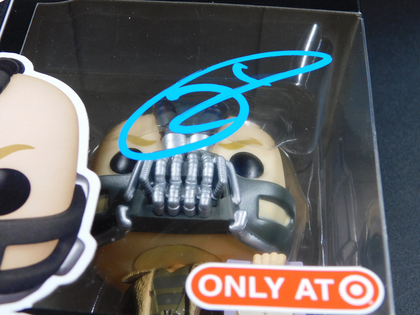 Tom Hardy Signed Autographed Funko Pop 553 Bane Batman The Dark Knight JSA COA C