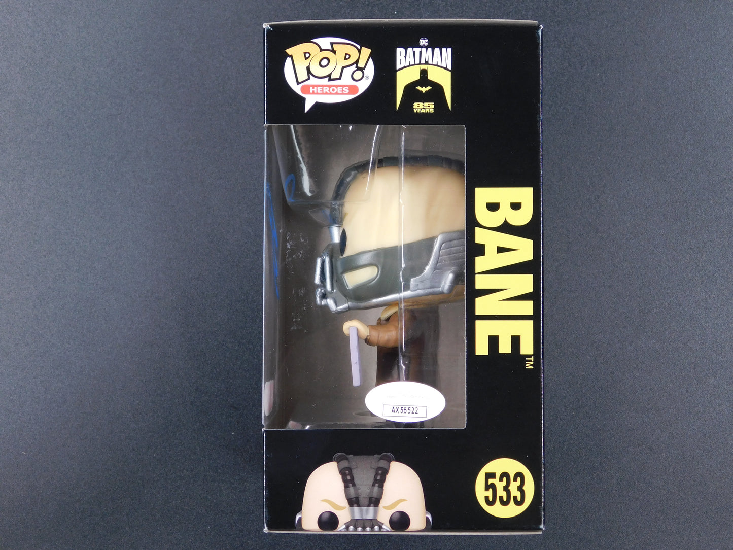 Tom Hardy Signed Autographed Funko Pop 553 Bane Batman The Dark Knight JSA COA C