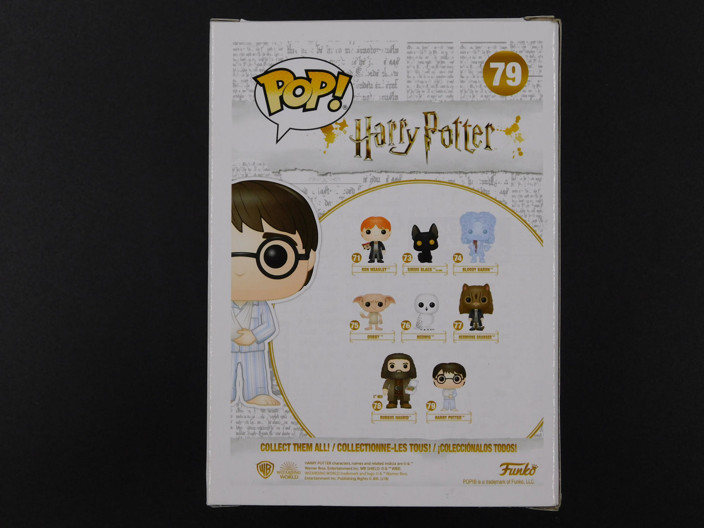 Daniel Radcliffe Signed Autographed Funko Pop 79 Harry Potter Hogwarts JSA COA