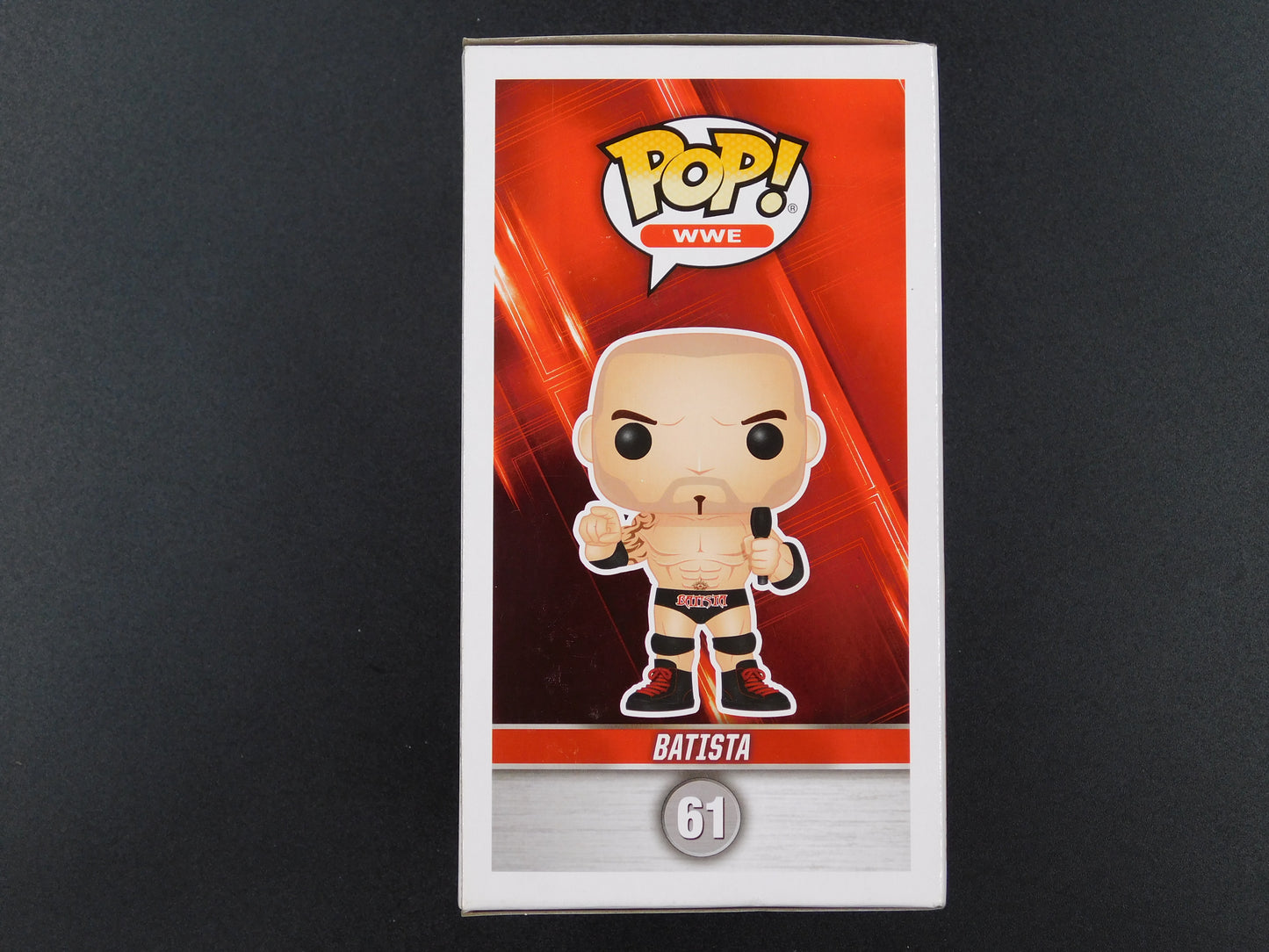 Dave Bautista Signed Autographed Funko Pop 61 WWE WWF Champion Batista JSA COA