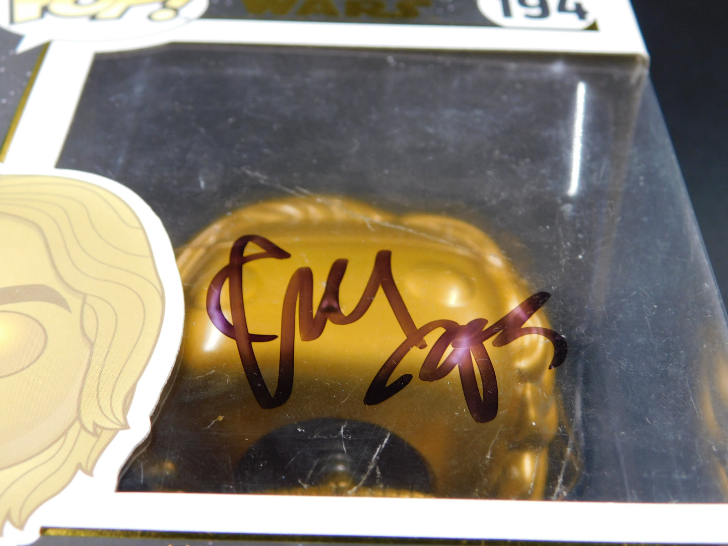 Adam Driver Signed Autographed Funko Pop 194 Kylo Ren Star Wars The Force Awakens JSA COA