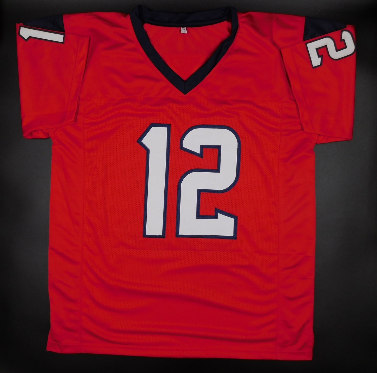 Nico Collins Signed Autographed Houston Texans Red Football Jersey BAS COA