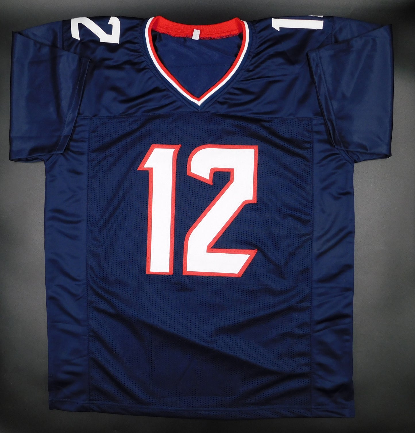 Nico Collins Signed Autographed Houston Texans Blue Football Jersey BAS COA