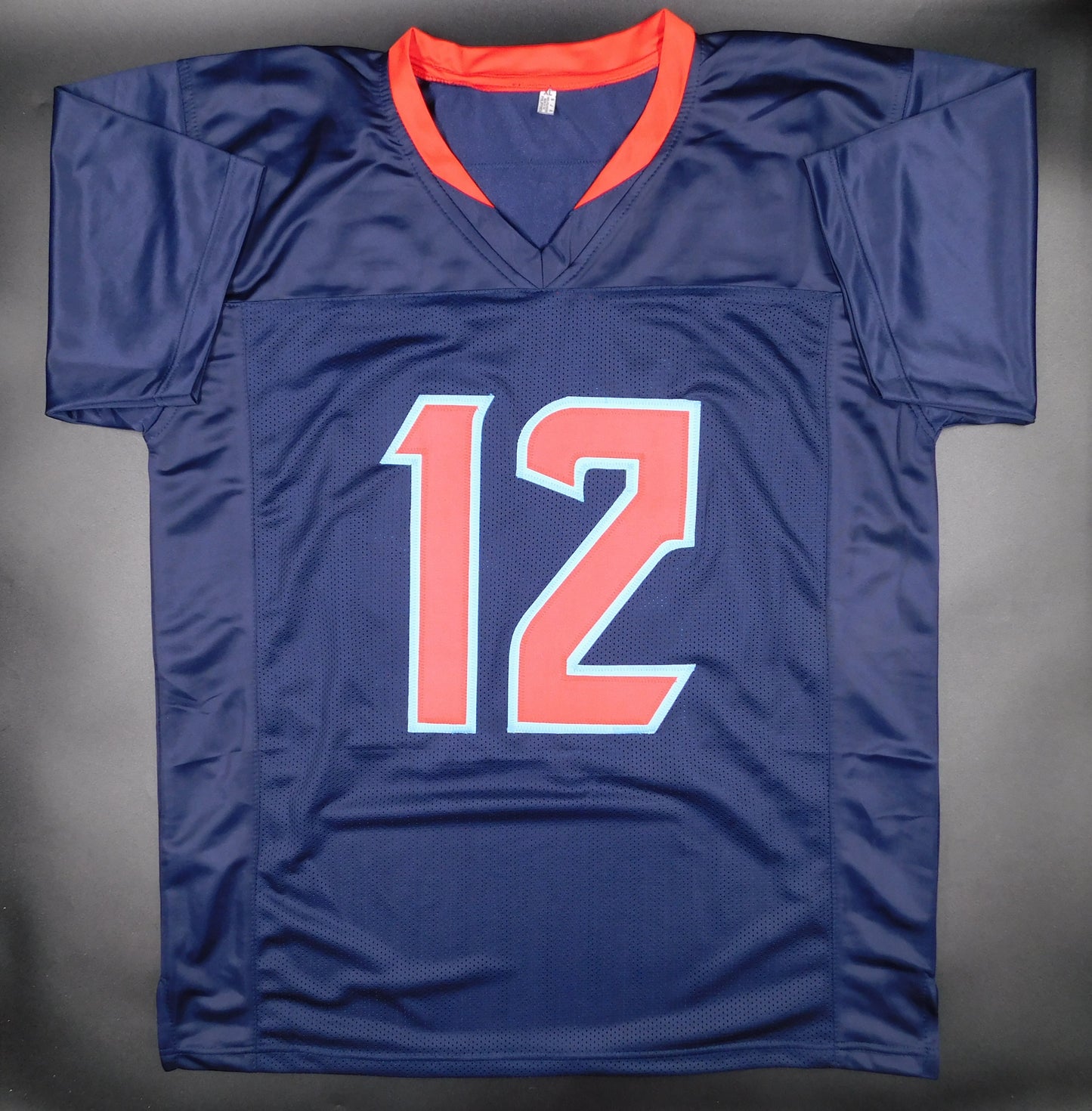 Nico Collins Signed Autographed Houston Texans Blue H-Town Football Jersey BAS COA