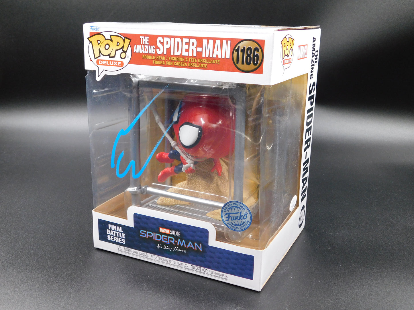 Andrew Garfield Signed Autographed Funko Pop 1186 Spider-Man Final Battle Series JSA COA