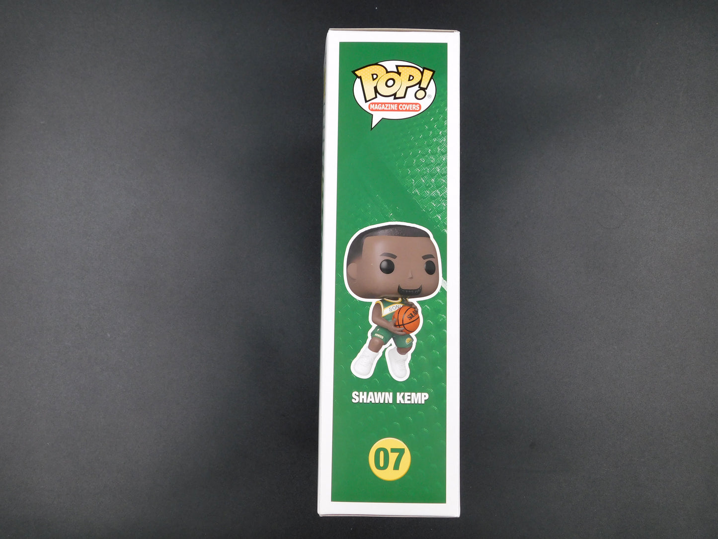 Shawn Kemp Signed Autographed Funko Pop 07 Seattle Supersonics Slam Magazine Cover BAS COA A