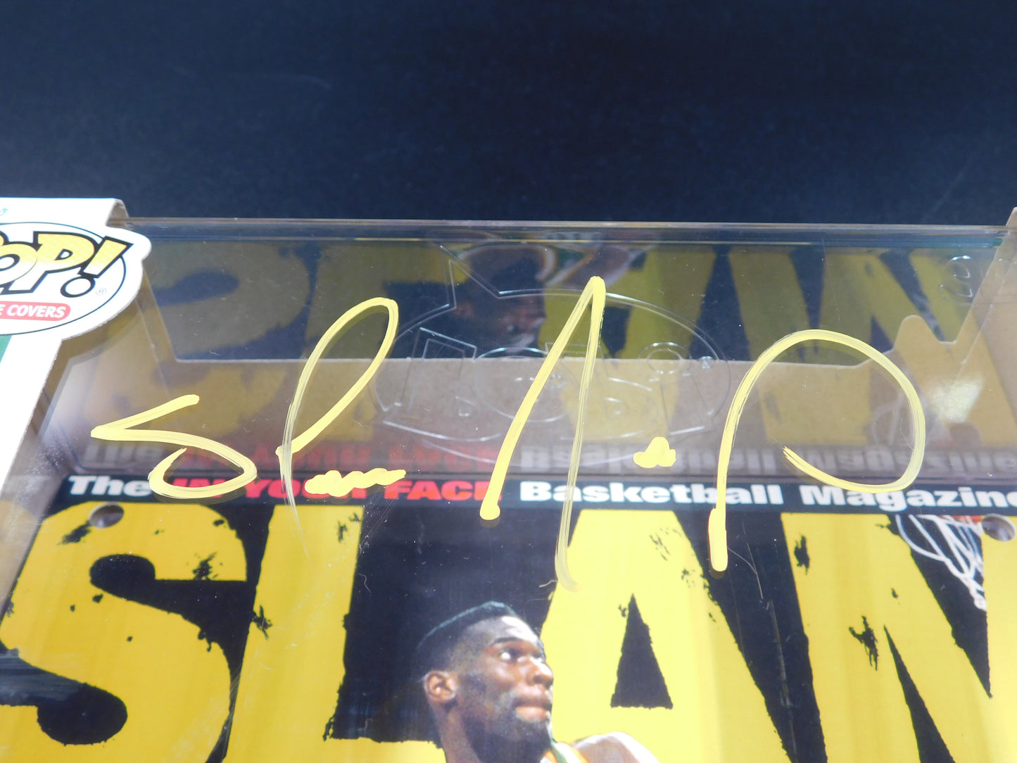 Shawn Kemp Signed Autographed Funko Pop 07 Seattle Supersonics Slam Magazine Cover BAS COA B