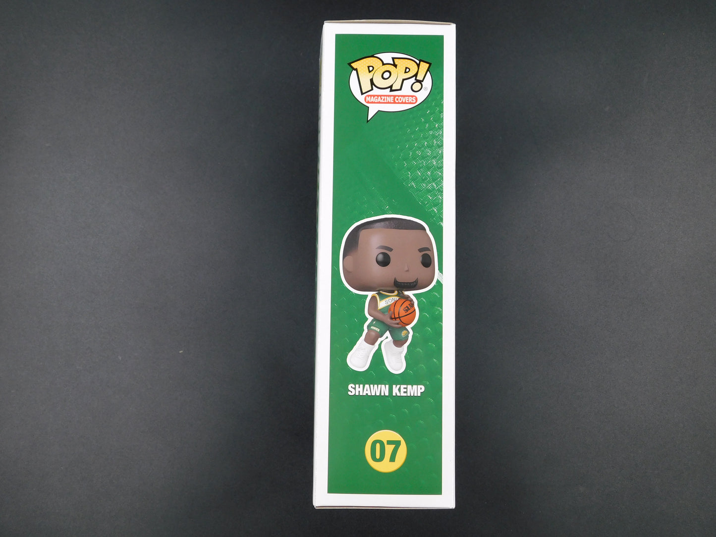 Shawn Kemp Signed Autographed Funko Pop 07 Seattle Supersonics Slam Magazine Cover BAS COA B