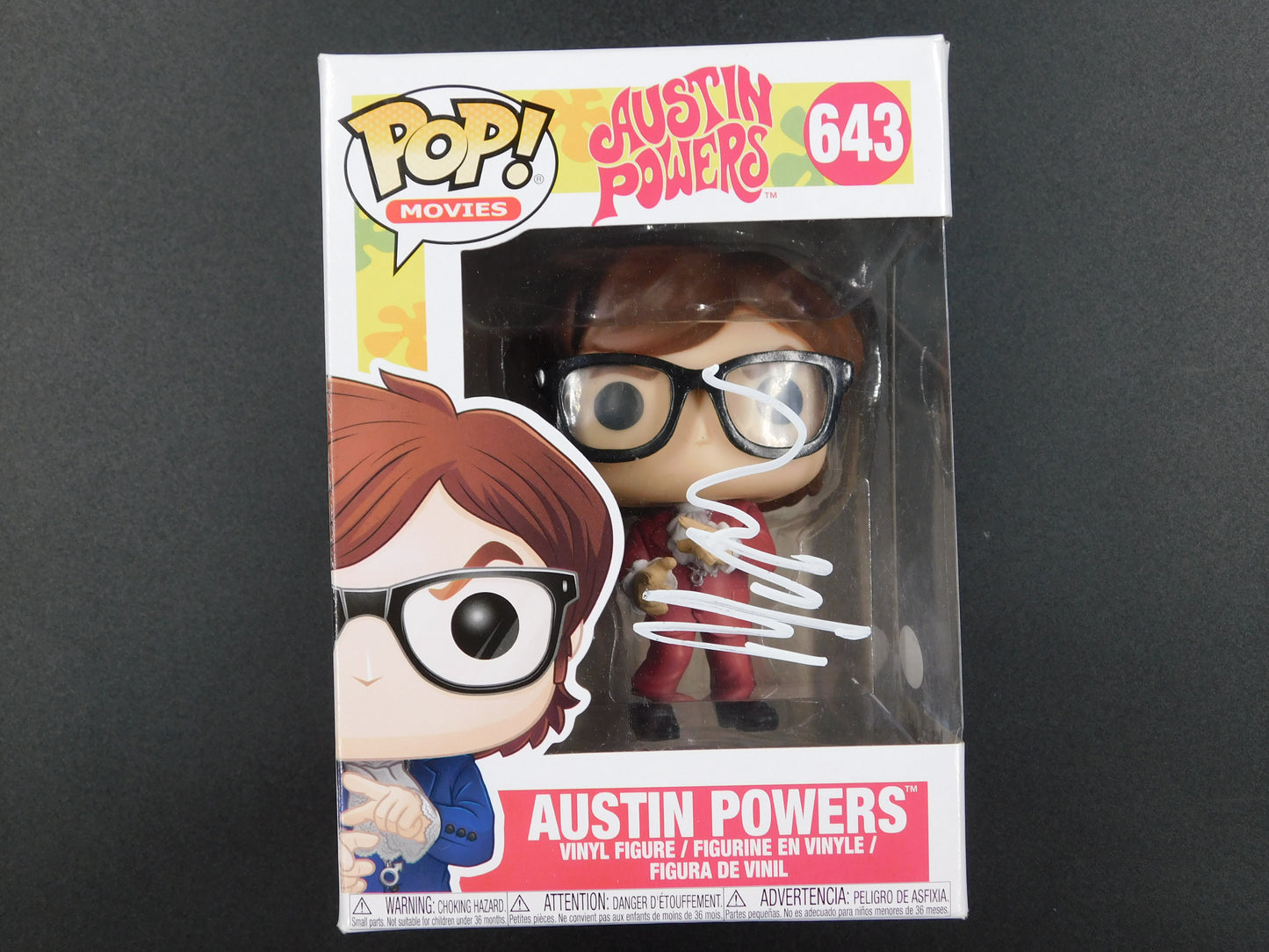 Mike Myers Signed Autographed Funko Pop 643 Austin Powers Dr. Evil JSA COA