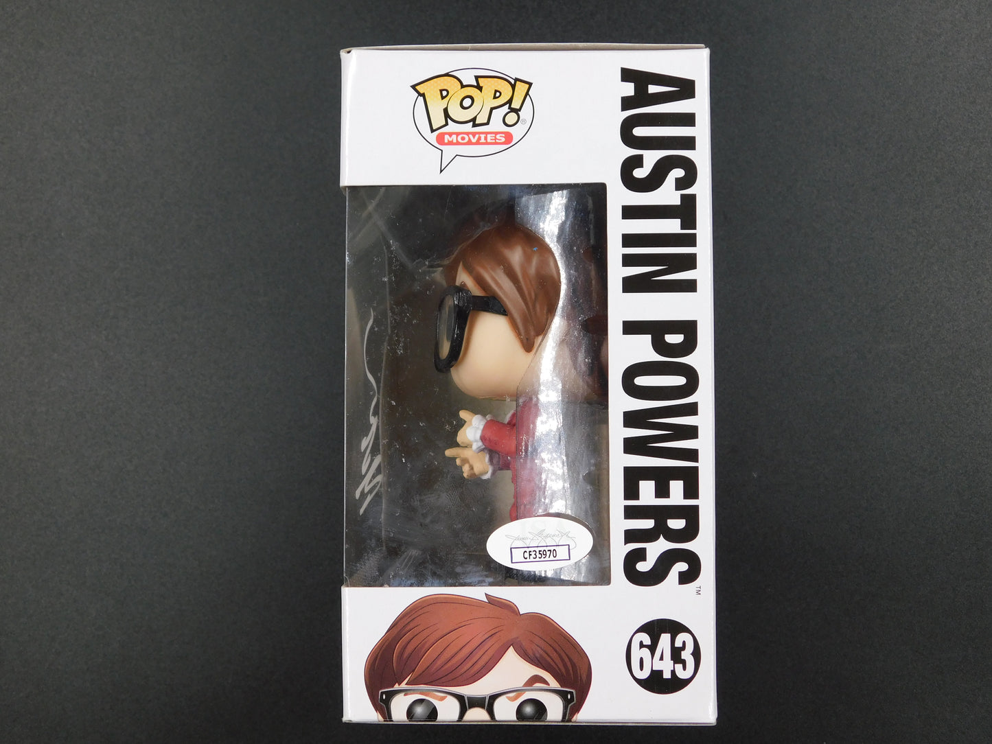Mike Myers Signed Autographed Funko Pop 643 Austin Powers Dr. Evil JSA COA