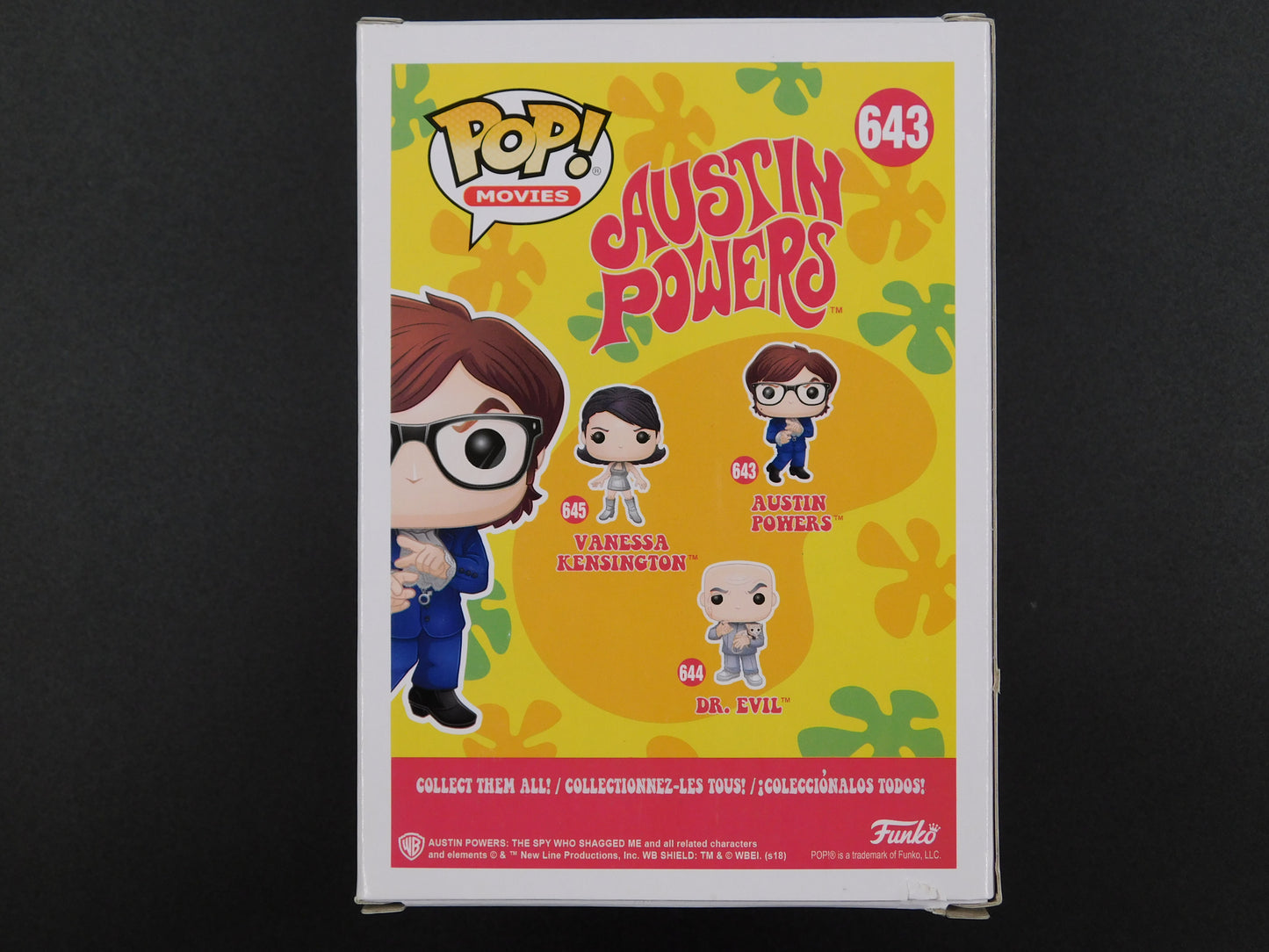 Mike Myers Signed Autographed Funko Pop 643 Austin Powers Dr. Evil JSA COA