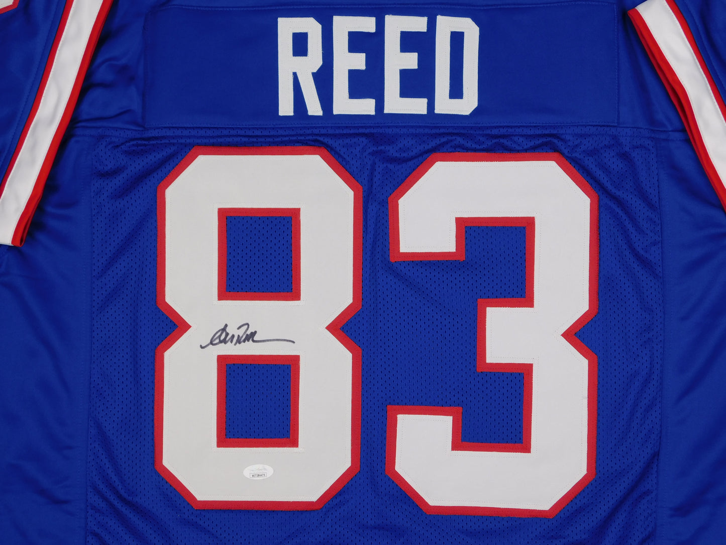 Andre Reed Signed Autographed Buffalo Bills Blue Football Jersey HOF JSA COA