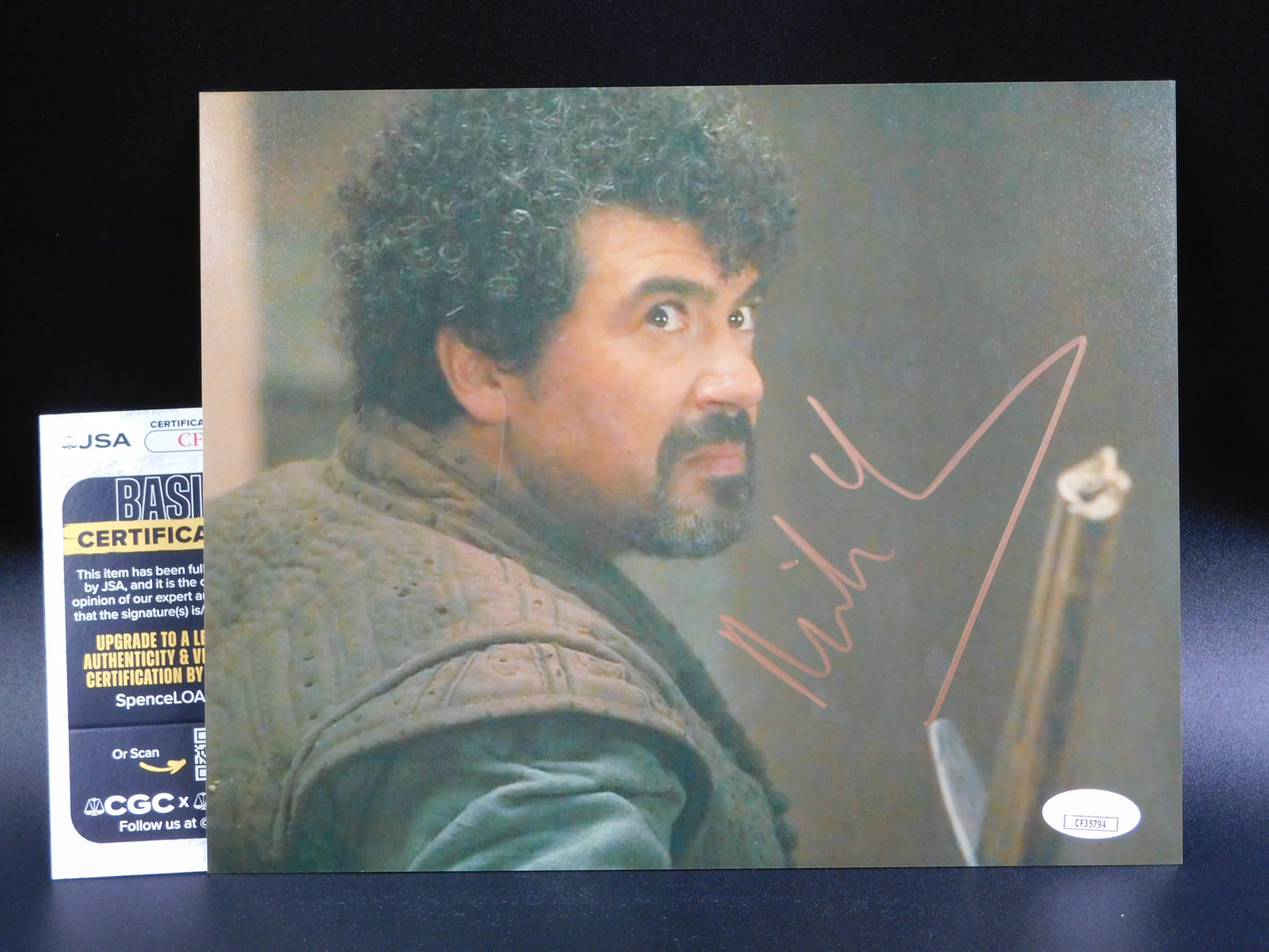 Miltos Yerolemou Signed Autographed 8x10 Photo Star Wars Game of Thrones JSA COA