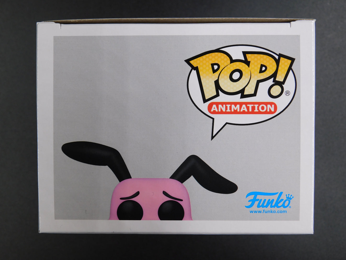Jeff Brennan Remark Artwork Sketch Signed Funko Pop 1070 Courage The Cowardly Dog