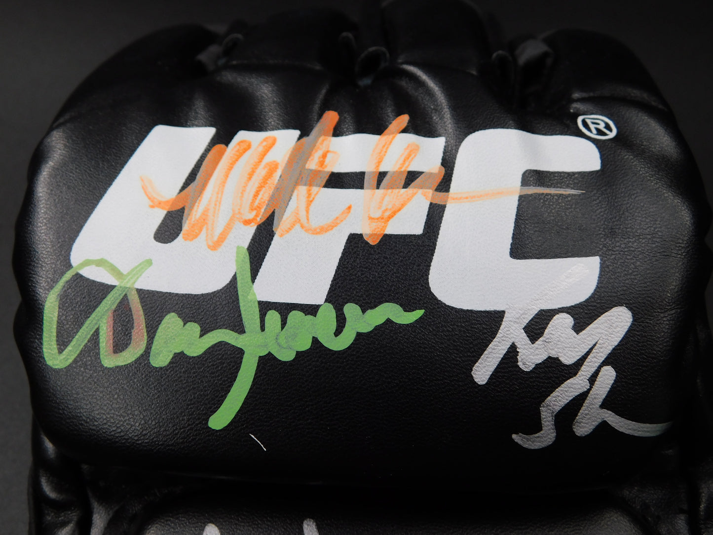 UFC Legends 4x Signed Autographed UFC Glove Shamrock Coleman Kerr Severn JSA COA