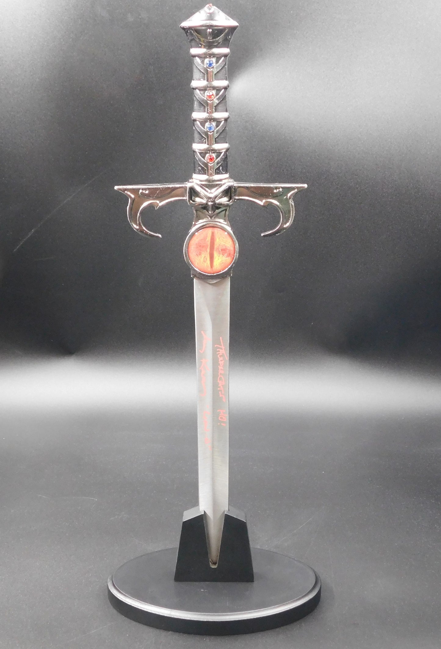 Larry Kenney Signed Autographed Replica Sword of Omens Lion-O ThunderCats JSA COA