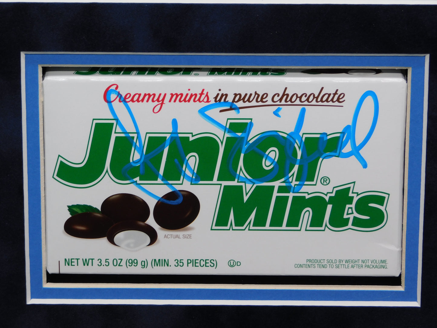 Jerry Seinfeld Signed Autographed Framed Junior Mints Box Comedian JSA COA B