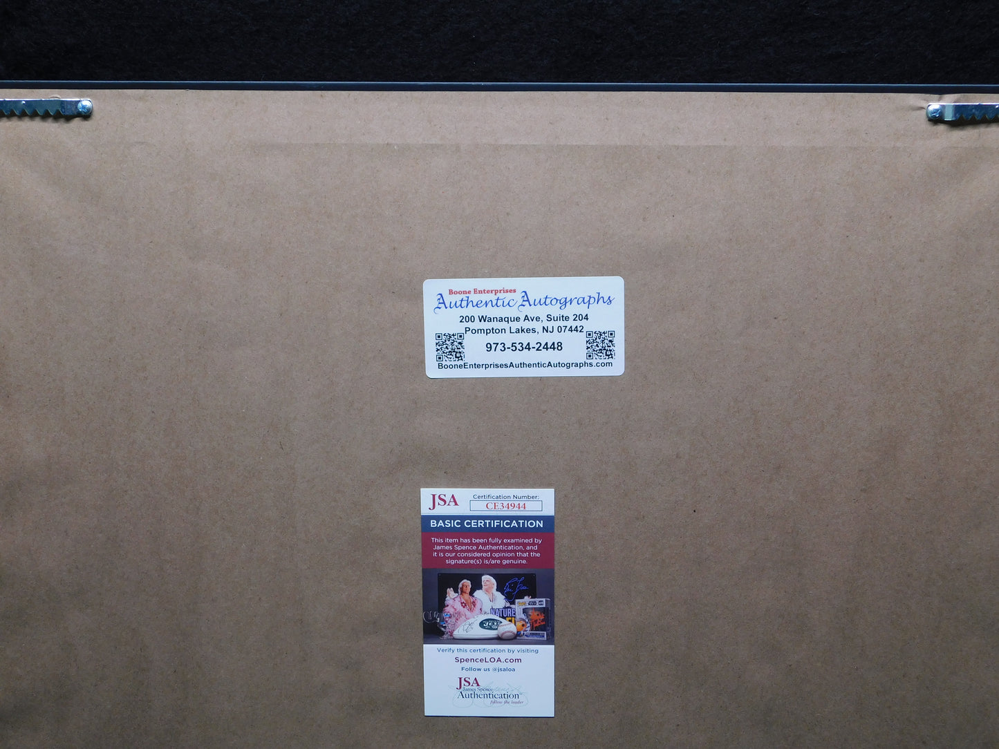 Jerry Seinfeld Signed Autographed Framed Junior Mints Box Comedian JSA COA B
